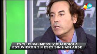 Messi y Guardiola estuvieron tres meses sin hablarse.