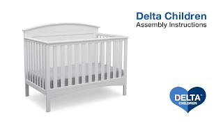 Delta Children Archer 4-in-1 Crib Assembly Video