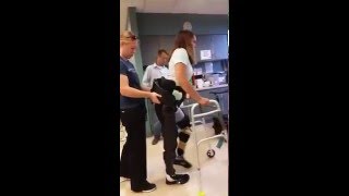 1st time testing the #Indego #Exoskeleton #Device #Spinalcordinjury #SCI #AMPUTEE