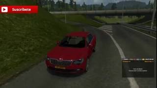 Euro Truck Multiplayer | Carreras con auto| Lopo_40|