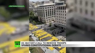 DC paints Black Lives Matter mural outside of White House