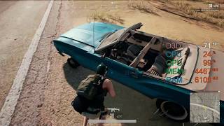 GeForce GTX 1060 6GB -- AMD Ryzen 5 2600 -- PUBG FPS Test Miramar Ultra