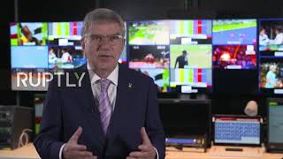 Olympics 'message of unity' amid pandemic, says IOC pres in visit to Tokyo 2020 broadcast centre