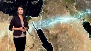 طقس فلسطين -  توقعات للنصف الثاني من شهر واحد 2014
