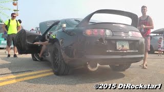 740 WHP Supra vs. 1100 HP Nissan GTR