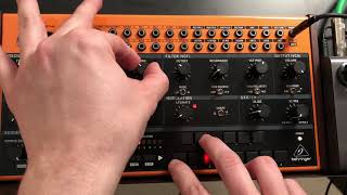 Behringer CRAVE Sequencer: Building patterns, Transposing, Jamming