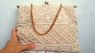 Off White Kelly Style Bag, Ladies Ivory Framed Purse