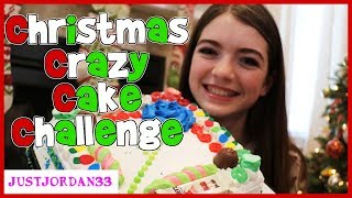 Christmas CRAZY CAKE Challenge / JustJordan33