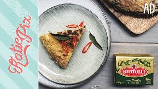 Sage & Butter Pasta Frittata Recipe | Katie Pix
