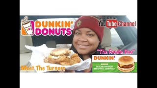FOOD REVIEW 食品评论 | DUNKIN' DOUNUT| MUKBANG 먹방 | EATING SHOW 먹는 쇼 | CARBANG 卡邦2019