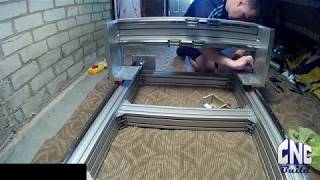 Фрезерный станок с ЧПУ Часть 3 Сборка портала и установка на раму