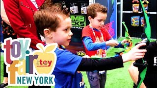 NYC Toy Fair 2018 Week!  Hottest New Toys from Spinmaster, Nerf, Pokemon, Smashers, & Star Wars