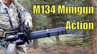 M134 Minigun Airsoft At Section8 Scotland
