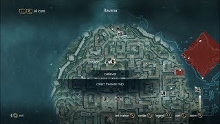 Assassins creed 4 all treasure maps Locations 1-22