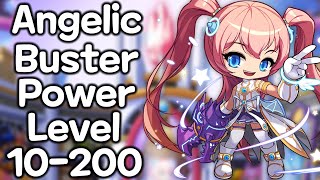 Angelic Buster PowerLevel 10-200 IN 19 MINS!