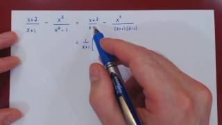Fractions & Polynomials: Simplification - 2