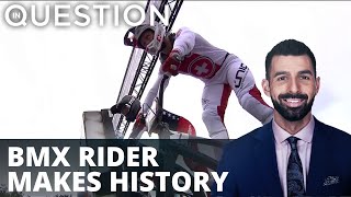 BMX rider makes history with world title after Olympic gold