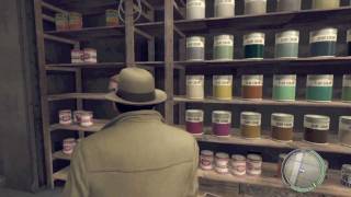 Funny Mafia 2 glitch (how to get into The Body-shop without a car)