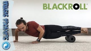 Миофасциальный релиз ✅ Упражнения для ног на ⚫ BLACKROLL (массажные роллы и мячи) ⭐ SLAVYOGA
