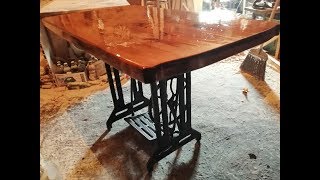 ЭТО РЕАЛЬНО СДЕЛАТЬ САМОМУ-Винтажный стол из швейной машинки