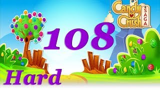 Candy Crush Saga level 108 Hard