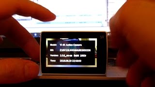 Прошивка Xiaomi Yi 4k Action Camera с версии 1.0.8 до 1.1.0