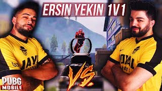 ERSİN YEKİN İLE   1 VS 1  NEFESLER TUTULSUN... PUBG MOBILE #TPP