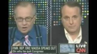 Larry King To Eric Massa - "Are You Gay?"