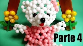 Aula da Ursa de miçangas parte 4