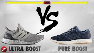 Adidas Ultra Boost 3.0 vs Pure Boost 2017!