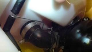 Aquascooter freezed throttle lever