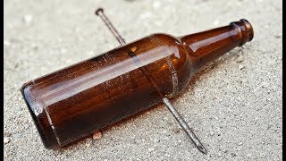 impossible!!! Tricks with Glass Bottle and Nail