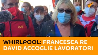 #Whirlpool: Francesca Re David accoglie lavoratori a Roma