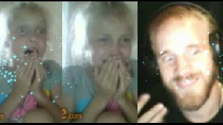 PewDiePie Clone Get's A Little Girl To Cry on Omegle PewDiePie Look Alike Prank on Omegle