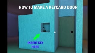 How To Build A Keycard Door! Lumber Tycoon 2