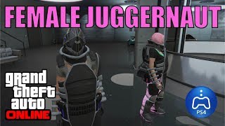 GTA 5 ONLINE HOW TO SAVE FULL JUGGERNAUT OUTFIT FEMALE PS4 XB1 PC 1.40