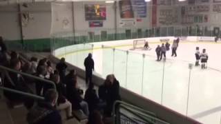 Crazy hockey Dad