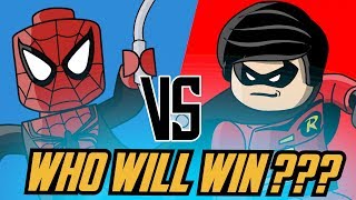 Spiderman VS Robin | Coloring Pages For Kids | JolKid Art