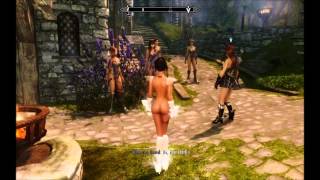 Let's Play Skyrim - Shaydow's Skyrim Part 4 A Dragon!