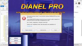 License Key Activation for the Dianel©Pro software English version
