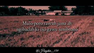 KH. Munif Zuhri Girikusumo - Agomo ojo gawe tampilan