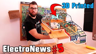 Huge 3D Printed Tank, Resin 3D Printers | ElectroNews#5