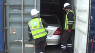 Открывания контейнера Maersk, (www.exporter.az)