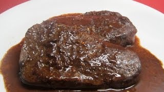 Tutorial: Rinderfilet mit Schokoladen-Chili-Sauce