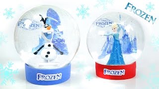 DIY Glow Frozen Snowball ! Olaf Elsa Snow Globe | MonsterKids
