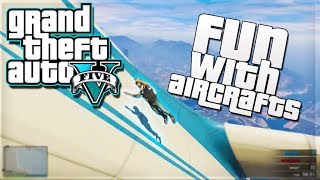 GTA 5 Fun: Aircraft Edition - Meteor Fun, Cargobob Boat Pickup