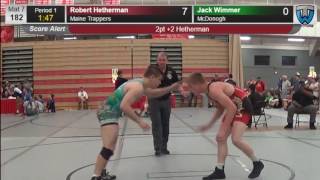 2498 Junior Men 182 Robert Hetherman Maine Trappers vs Jack Wimmer McDonogh 4139998104