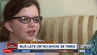 Father documents late or no-show school bus 28 times