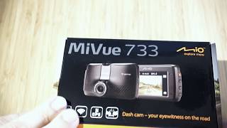 Dash Camera Mio MiVue 733 unboxing si impresiile de start