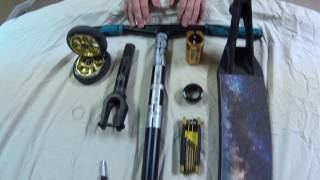 AWESOME CUSTOM SCOOTER BUILD + CLIPS!